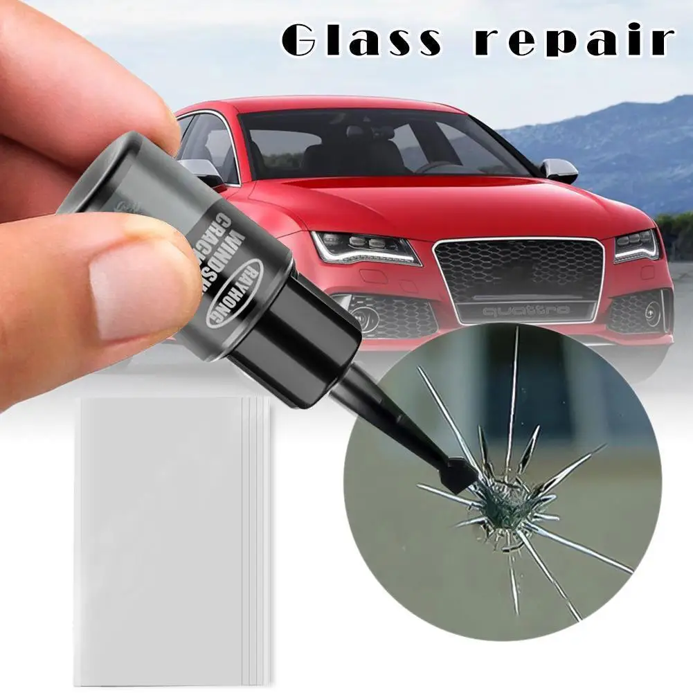 

Car Windshield Crack Repair Fluid 20ml Window Repair Kit for Car Cracked Glass Repairing Automotive Windshield