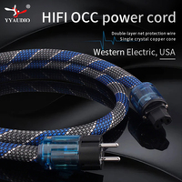 YYAUDlO power cable hifi occ audiocable EU/us Vseries connecteramplificateur, filtre 1m 1.5m