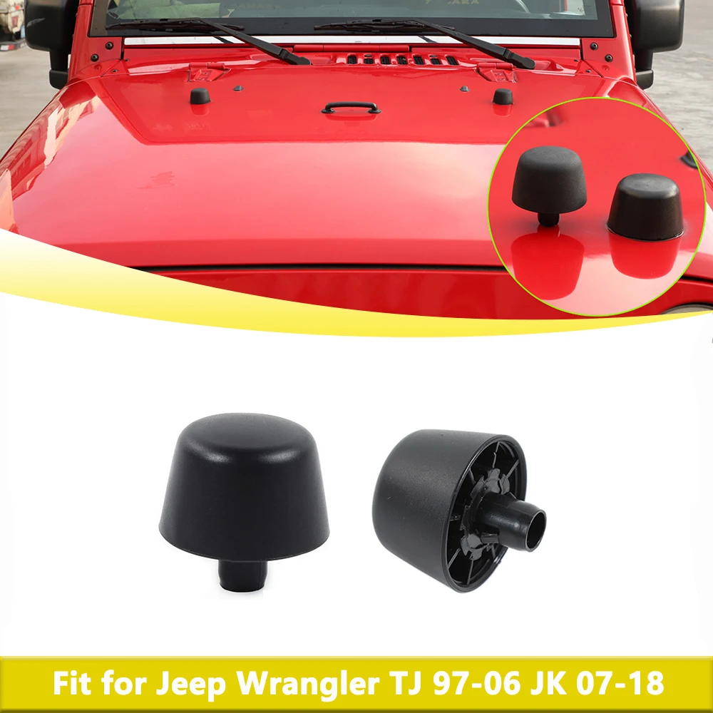 Rubber Hood Bump Stop for Jeep Wrangler JK 2007-2017 TJ 1997-2006 Replacement Original Car Parts Support Bonnet Car Accessaries