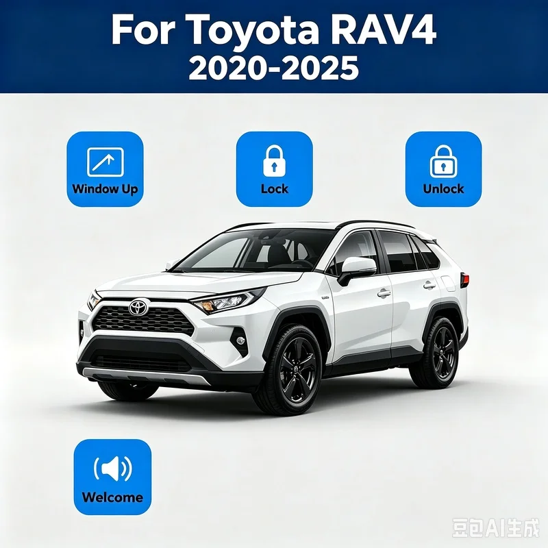 For Toyota RAV4 2020-2025 Window Closer Device Opening Closing Module SysteTrending OBD Auto Window Closer Window Closer System