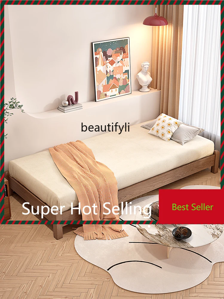 

M71 Study Solid Wood Sofa Bed Foldable Dual-Use Fabric without Bedside Office Multifunctional