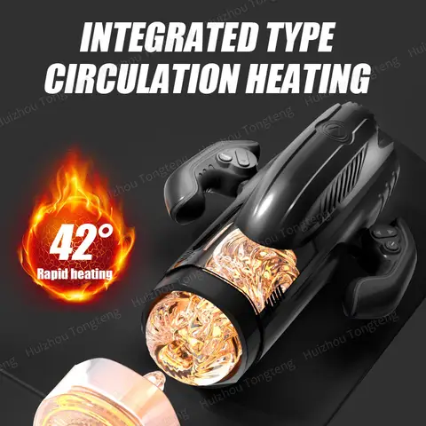 LETEN Automatic Male Masturbator with Sucking Thrusting Modes Heating Stroker Blowiob Machine LCD Display Adult Sex Toy for Men