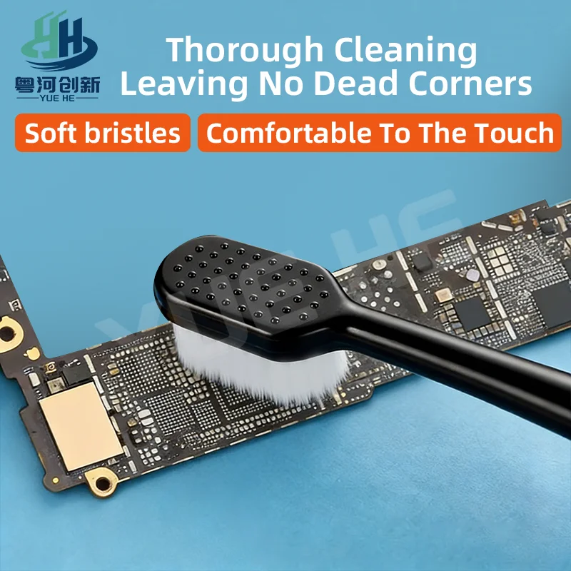 YCS Soft Bristled Cleaning Brush with Lint Free Gentle on Motherboard No Blind Spots for Electronics and Precision Cleaning