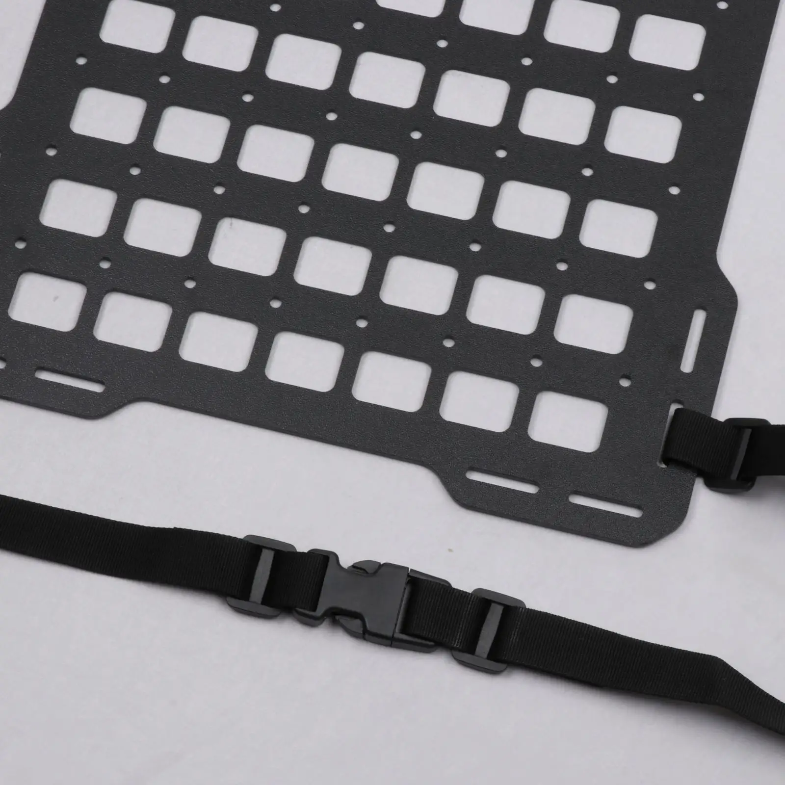 Car Seat Back Organizer Rigid Molle Panel Storage Rack Insert Interior Car Decoration for Auto Accessories