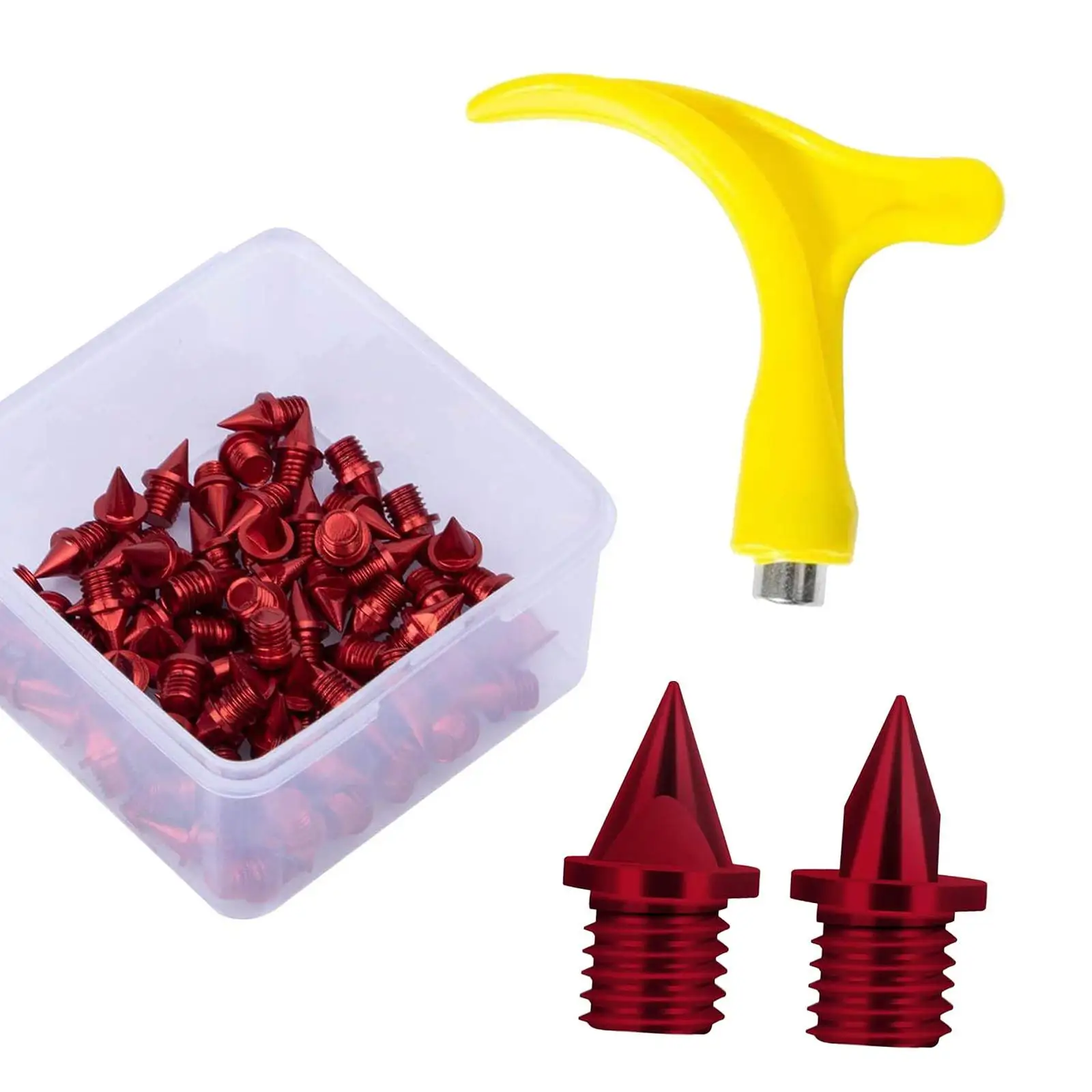 

50Pcs Track Shoe Spikes Professional 5mm Practical Replacement for Short Distance Running Outdoor Competition Sprint Training