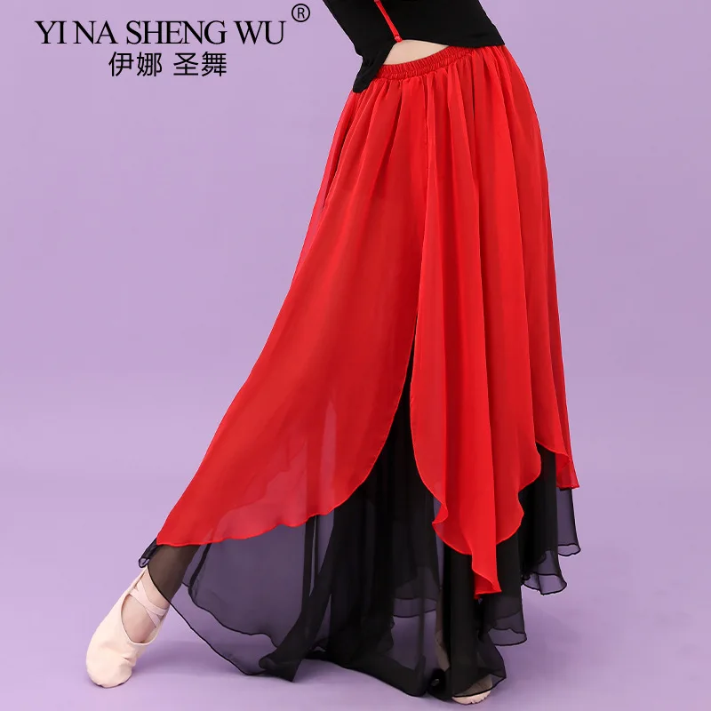 Roupas de prática de dança clássica topo cheongsam roupas de dança mangas de cinco pontos topo oriental roupas de desempenho profissional