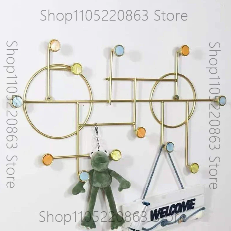 Metal Clothes Coat Racks Modern Entrance Hall Creative Coat Racks Accommodated Punch-free Porte Manteaux Living Room Furniture