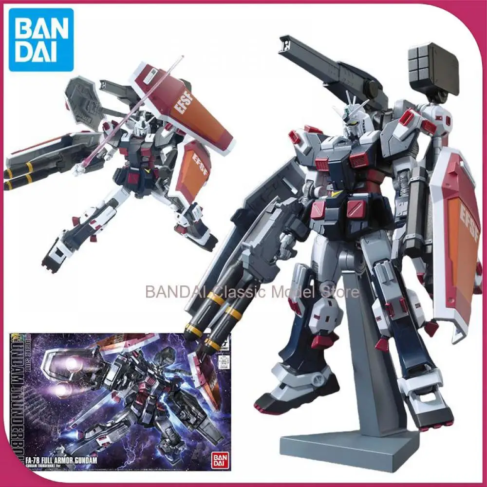 

Bandai Gundam Thunderbolt HG 1/144 FA-78 FULL ARMOR Gundam THUNDERBOLT Ver. Action Figures Model Toys Gifts for Kids