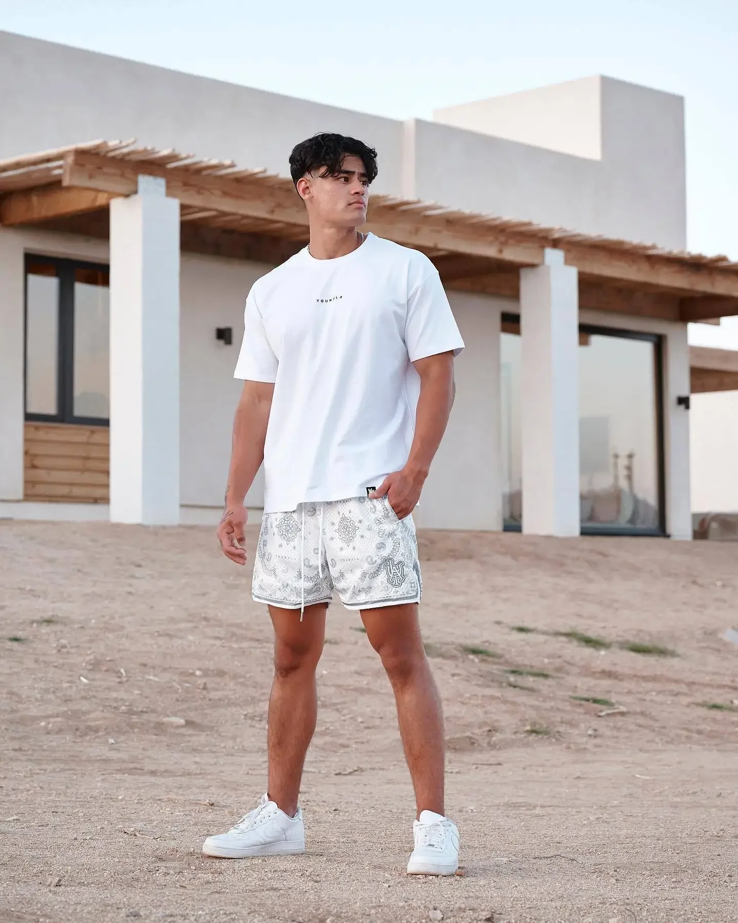 2023 neue Gym Herren Lauf-und Fitness-Shorts Mesh schnell trocknende atmungsaktive trend ige Shorts