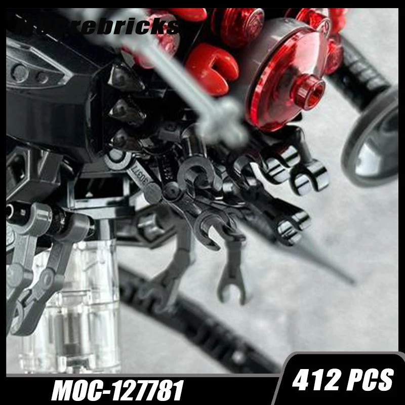 MOC-127781 Star Plan Anime Sentinel figura creativa Robot educativo Building Blocks mattone modello fai da te giocattoli di natale regali di natale