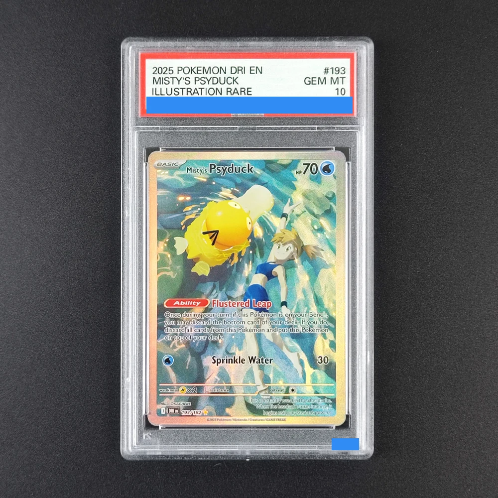 Proxy POKEMON DRI EN DESTINED RIVALS #193 MISTY'S PSYDUCK Authentication Grading 10 Collection Game Card
