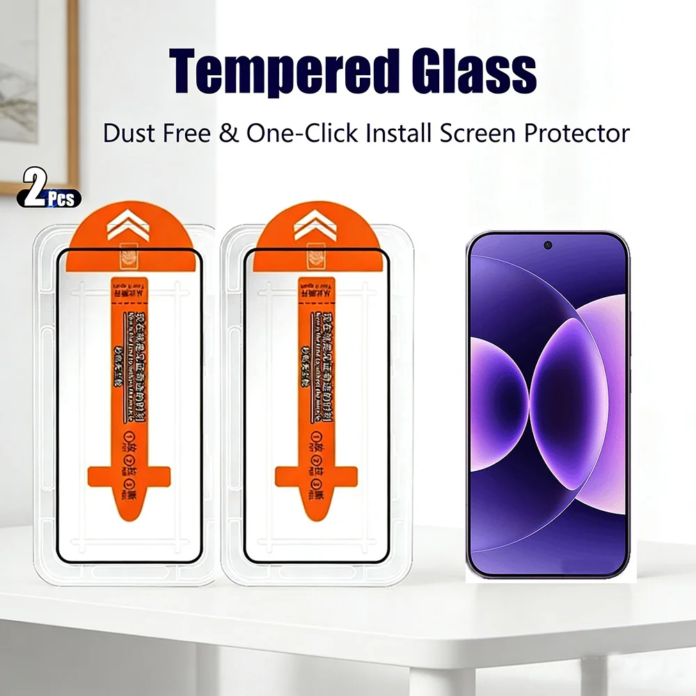 

2pcs HD Screen Protector for Xiaomi 17 Pro Max/Ultra Mi 15 Ultra Tempered Glass xiaomi mi 14 14T 15T Pro Dust-Proof Installation