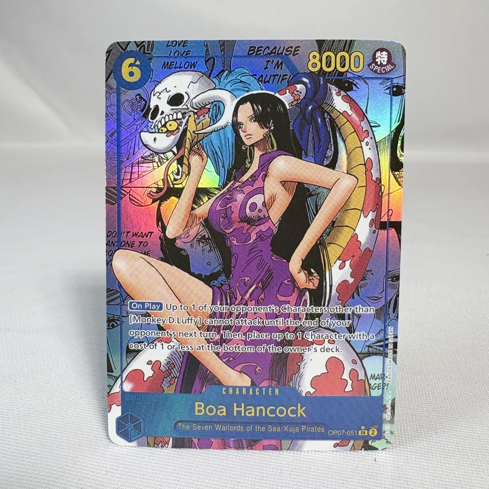 Cartão proxy de anime, peça única, boa hancock e joias, boney e