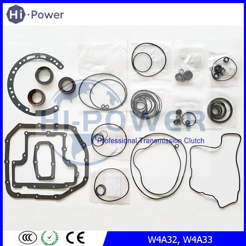 

W4A32 W4A33 Gearbox Oil Seal Gaskets Transmission Clutch Repair Kit for Mitsubishi for Hyundai