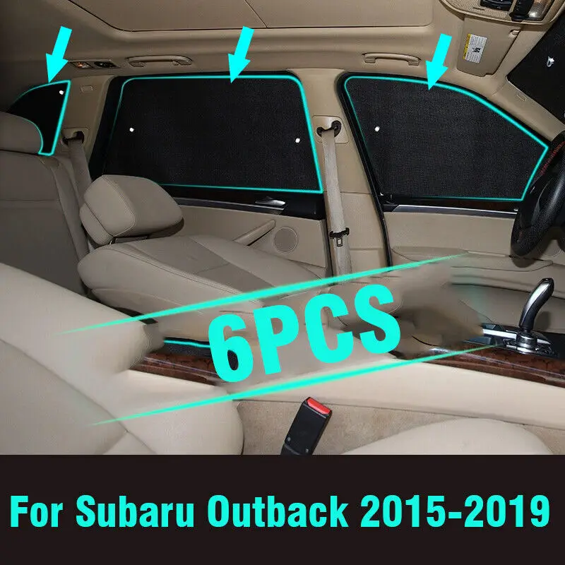 para-subaru-outback-2015-2019-ventana-lateral-campamento-negro-plata-parasol-de-privacidad-6-uds