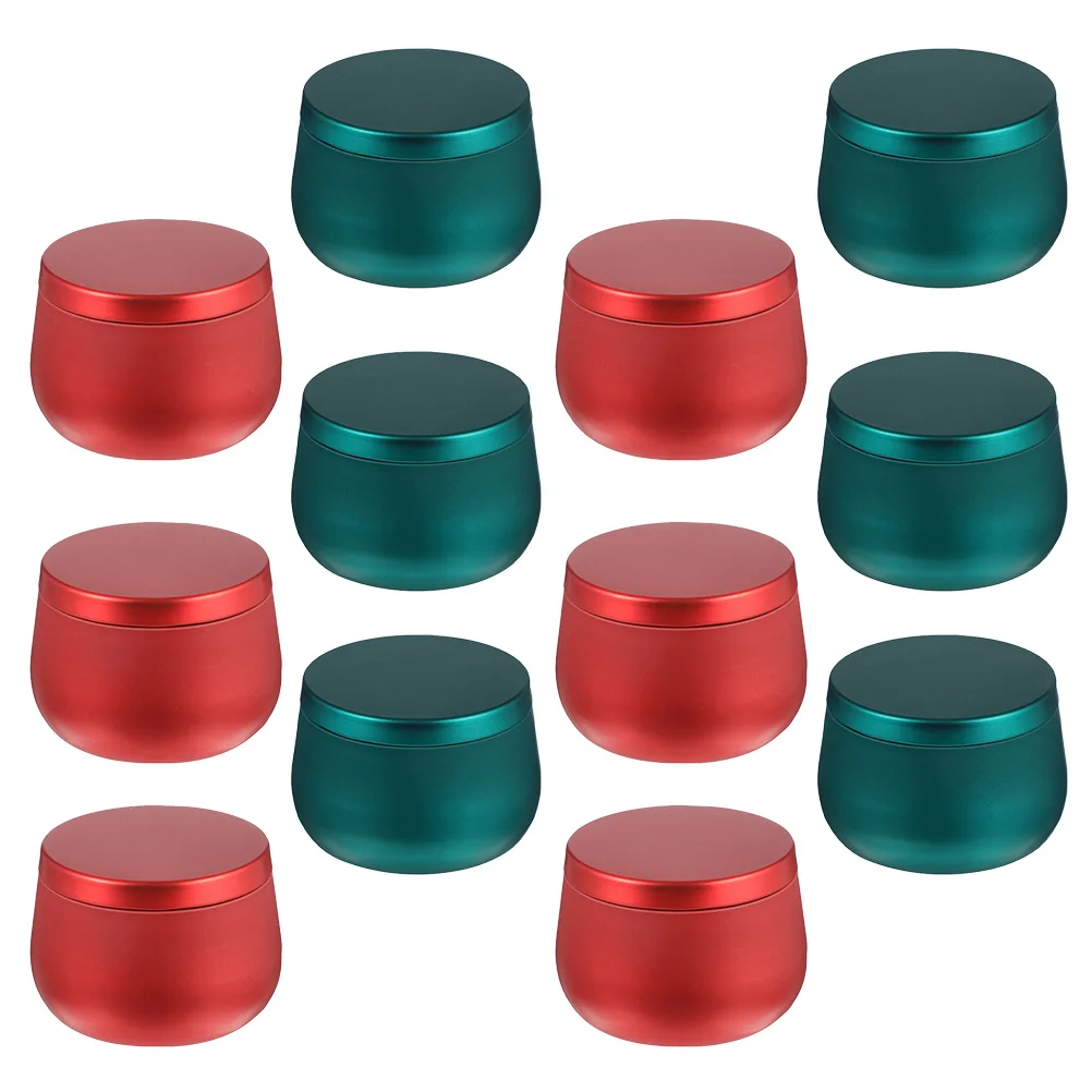 12 قطعة علبة تخزين الشاي متعددة الأغراض صفيح الجرار كاندي جرة مختومة الحاويات للوجبات الخفيفة السفر المنزل المطبخ الديكور العرض #5
