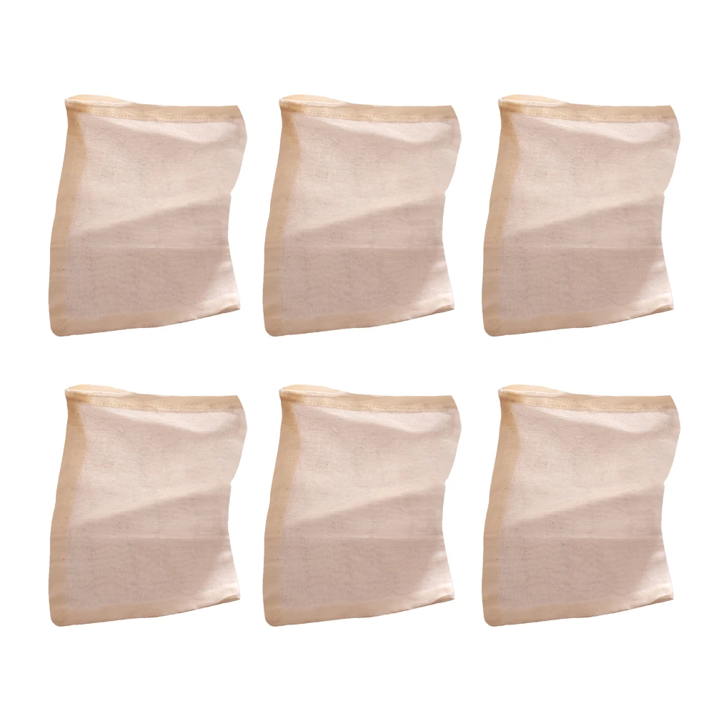 

30 pcs 15X20Cm Reusable Cotton Drawstring Soup Bag For Coffee Tea Milk Spices Nut Strainer Filter Kitchen Brew Tool