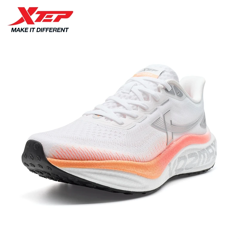 Xtep VOZMAX SE Running Shoes for Men 2025 Summer Breathable Mesh Lightweight Shock-absorbing Rebound Sport Shoes 875219110004