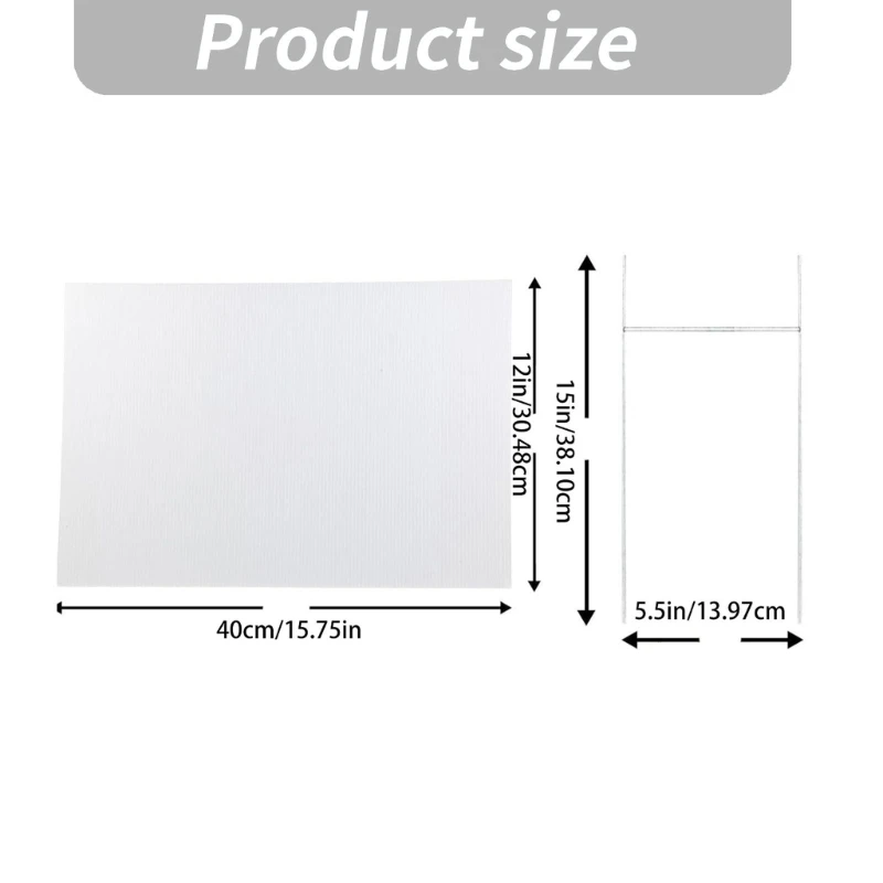 Message Yard Sign Set for Weddings, Birthdays, and Lawn Guides J0MC