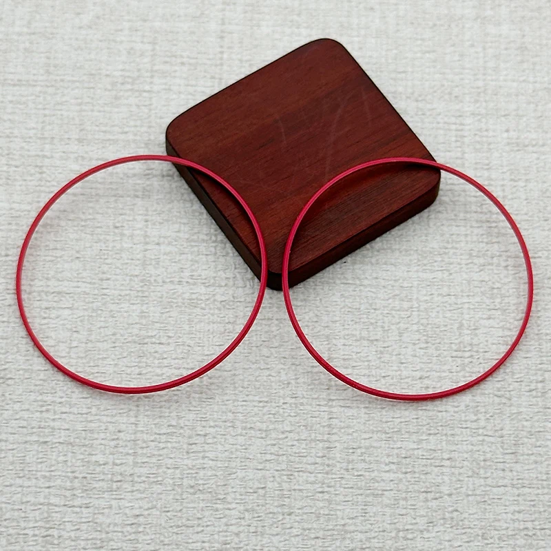 Custom Edition Watch Case Backs Red O-rings  25mm–40mm Fit T013 T024 T035 Case Backs Red Waterproof O-rings Replacement Parts