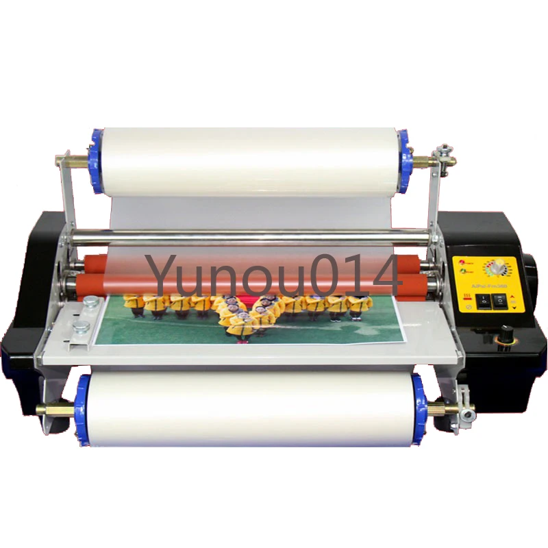 Cold Lamination Film Machine, Small Self-adhesive Cover, Photo Book, Crystal Label, Single, Double, Hot Laminator, FM360E