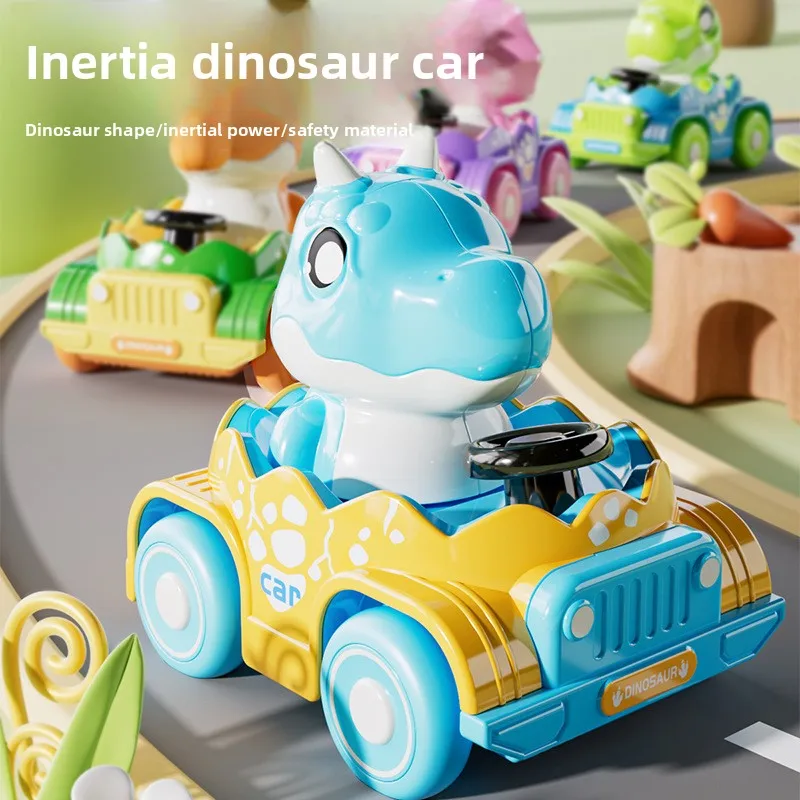 سيارات الديناصورات بالقصور الذاتي الشهيرة: هدايا مثالية للأطفال، هدايا صغيرة إبداعية، ألعاب عيد الميلاد والألعاب الصغيرة #1