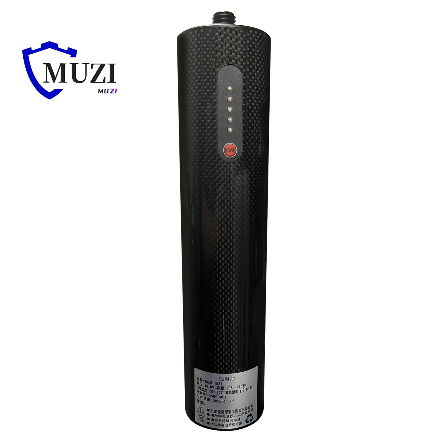 20000mAh Carbon Fiber Pole Battery for Topcon GR5 GR3 Hiper External Battery Stick Rod Bar, 20000mAh 5 PIN Battery for Topcon