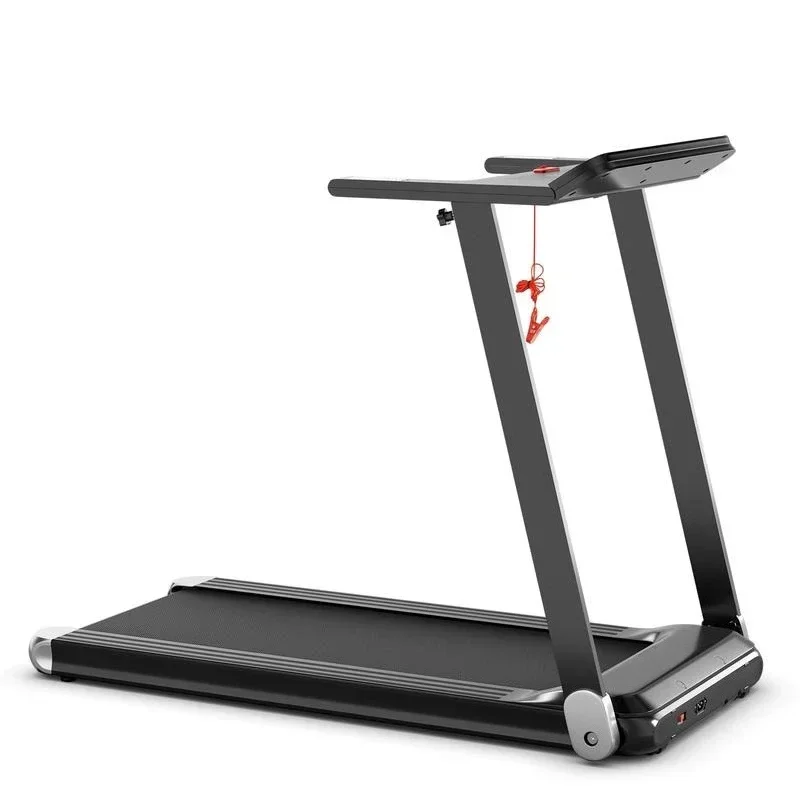 

Folding Electric Compact Walking Treadmill with APP Control Speaker-Silver