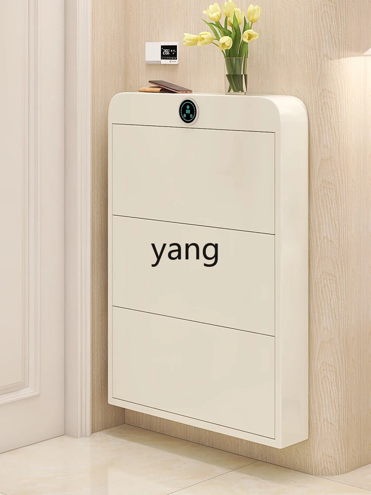 Yjq ultra-thin shoe cabinet household door rear entrance tipping bucket narrow entrance cabinet