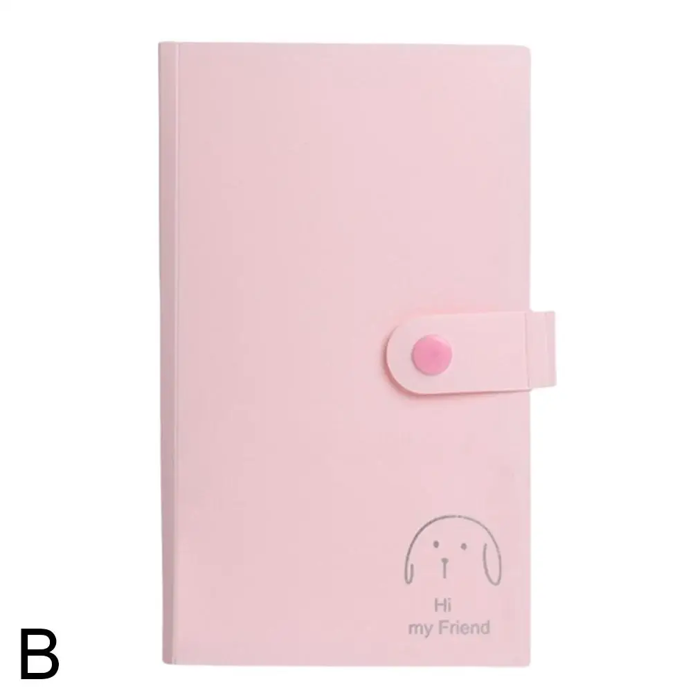 ハイエンド 120 小さなカード収納ブック Kpop スターフォトカードフォトカード収納チケット透明ページブックビジネス Ca Colle H4K7