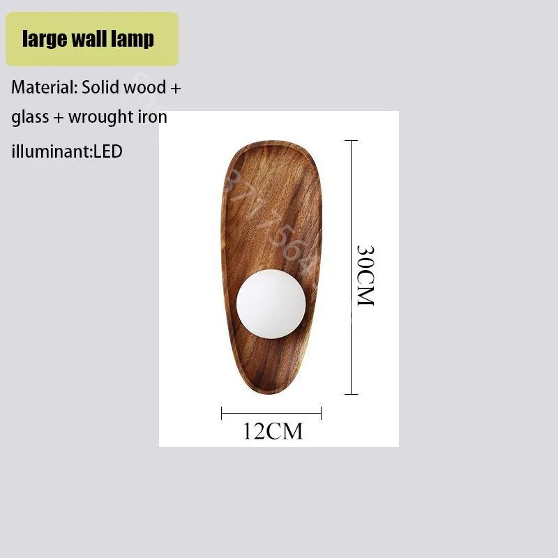 

Минималистичный настенный светильник из твердой древесины в японском стиле для спальни, Простой настенный светильник в стиле ваби-Саби для гостиной, прихожей, простой прикроватный ретро-светильник для Кабинета