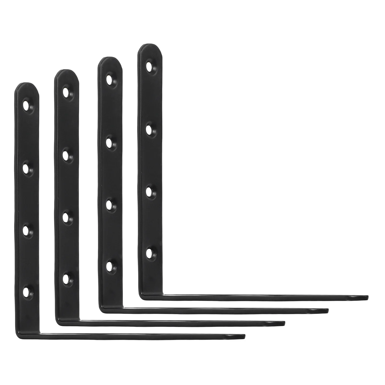 

4Pcs Heavy Duty Straight Brackets Mending Plate Metal Brace for Wood Fence Bookcase Cabinet Repair Support Metal Mending Plate