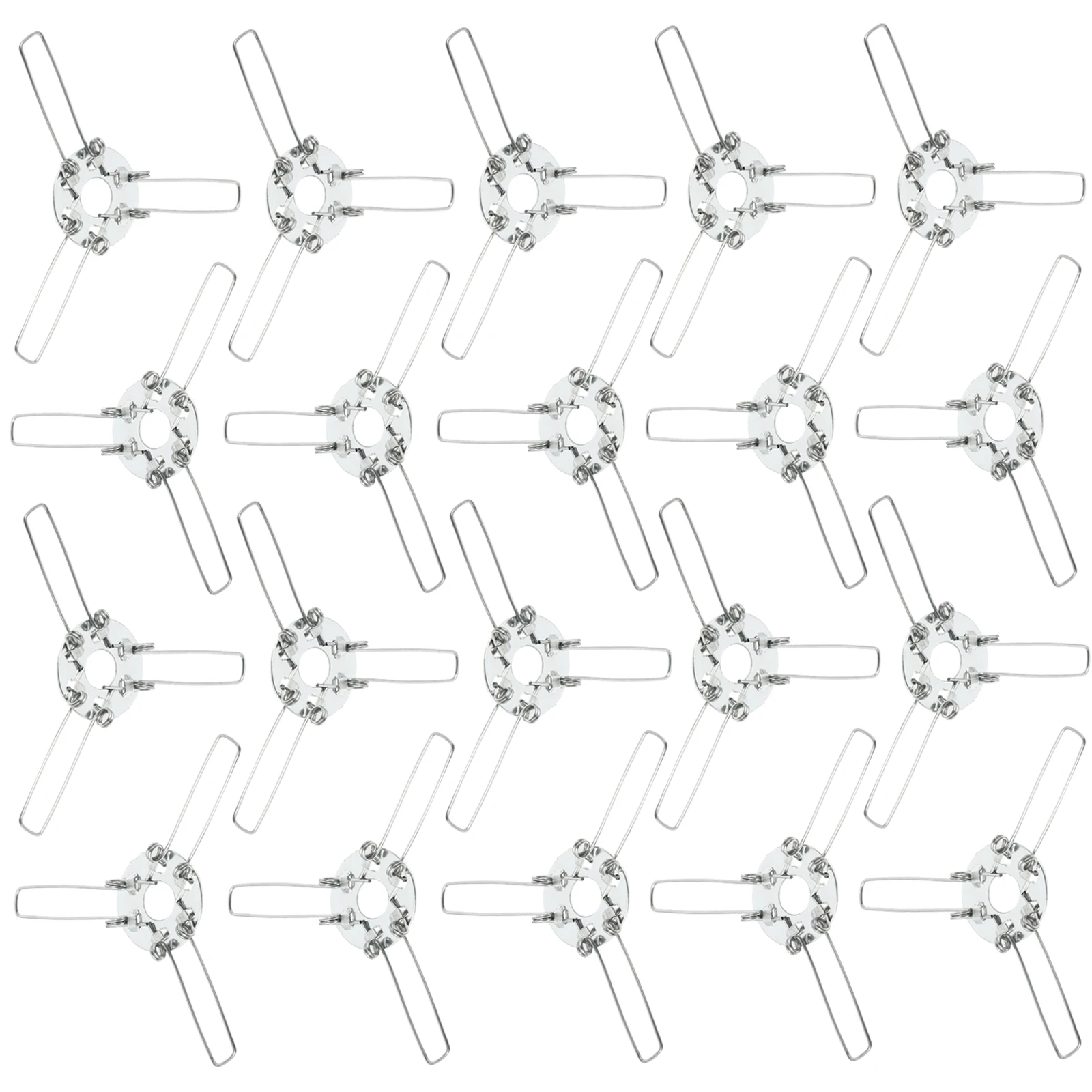 

20 Pcs Lampshade Spring Clips Iron Buckles Accessories LED Bulbs Support Covers DIY Holder Suitable Most