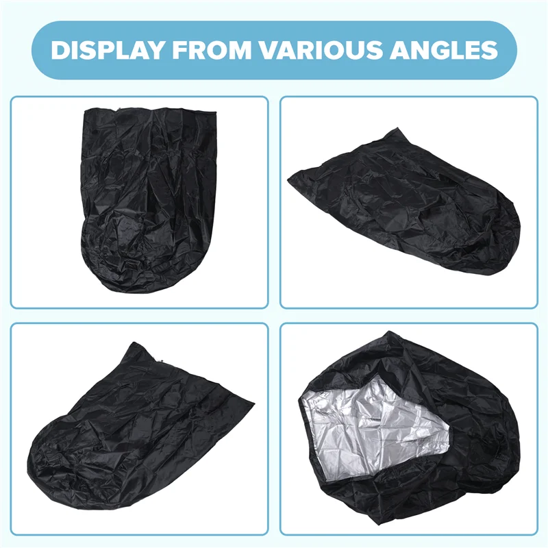 

AASS-Fan Dust Cover Waterproof Stand Up Floor Fan Cover Outdoor Pedestal Fan Cover Protector For Stand Fan Dustproof Cover