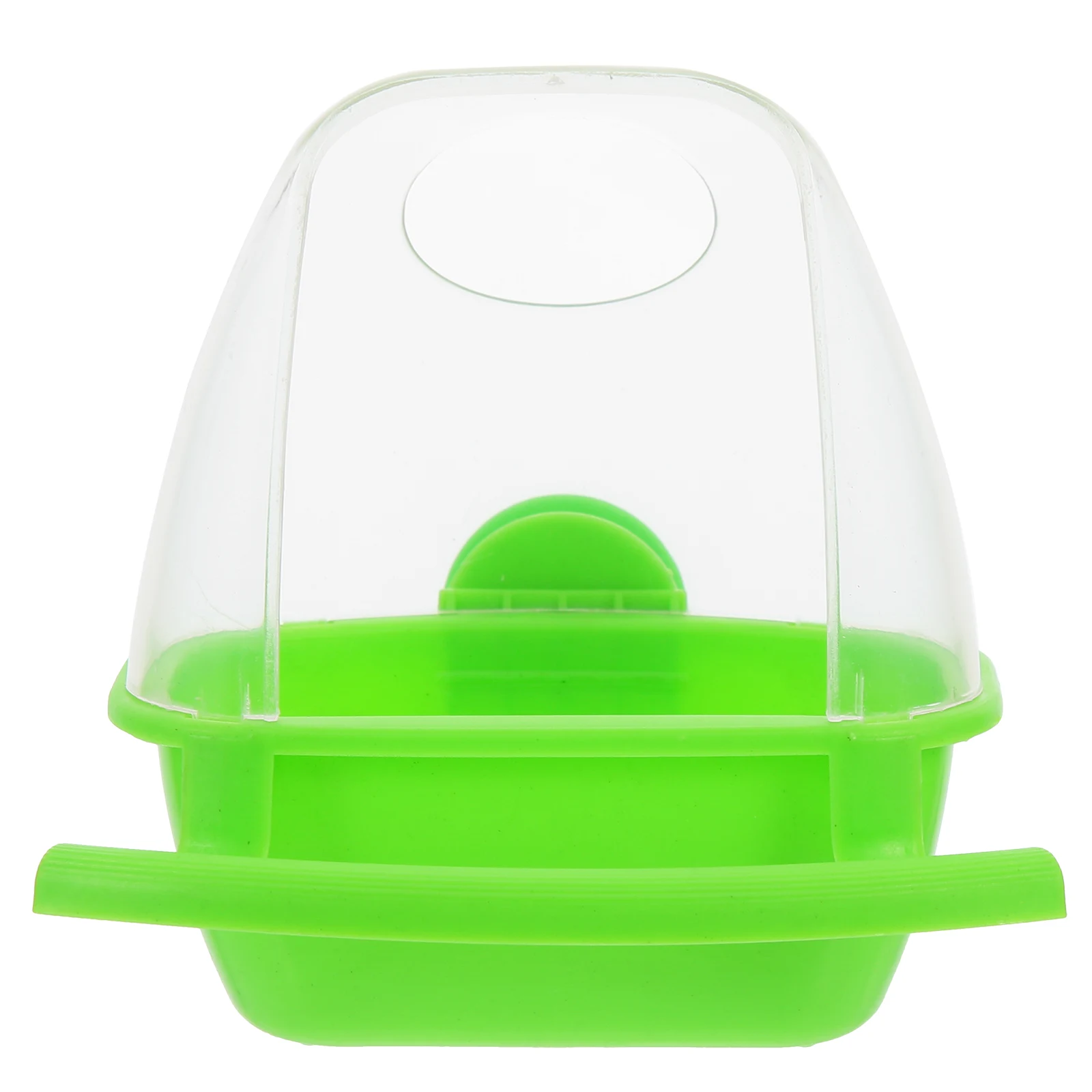 

SplashProof Bird Food Box Plastic NoSpill Feeder for Indoor Outdoor Use Accessories Container Pet Pigeon Parrot