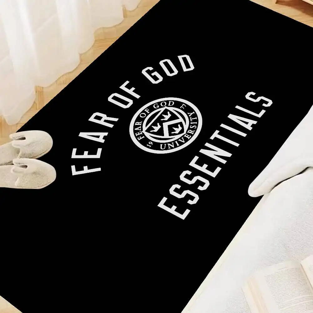 Fashion E-Ess-entials F-Fear-Of-G-God Floor Mat Rectangle Anti-slip Home Soft Badmat Front Door Indoor Outdoor Mat Welcome