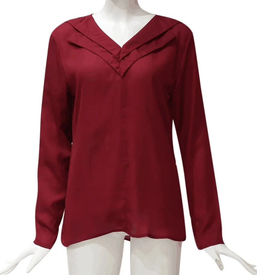 

Satin Blouse for Women Blazer Collar Detail and Relaxed Fit Chic Top