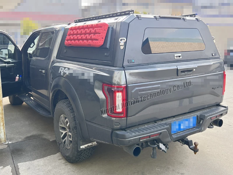تعديل الملحقات الخارجية للسيارات شاحنة بيك اب المظلة شاحنة بيك اب القبعات العالية الصلبة تستخدم ل d F-150 F150 Rapto #5