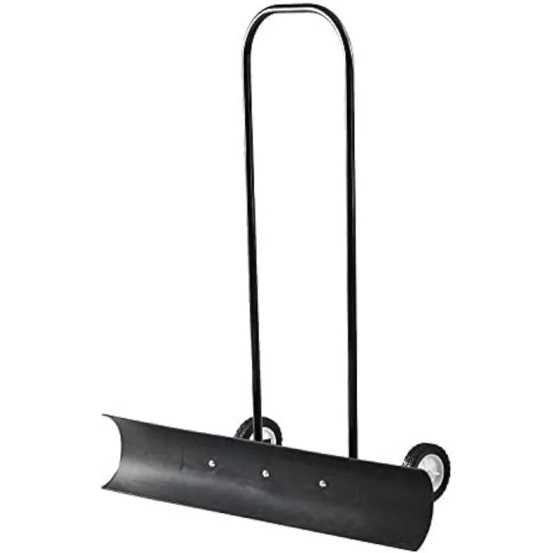 

Snowcaster 70SNC 36-inch Bi-Directional Wheeled Snow Shovel Pusher and Barn Shovel, 10.5" x 36 ", Black