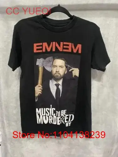 Двухсторонний альбом с длинным или коротким рукавом Sz SMALL Eminem Music To Be Kill By T Shirt MTBMB