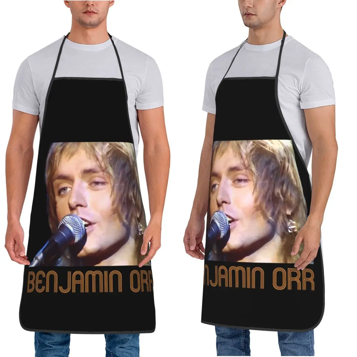 Benjamin Orr The Cars Stay The Night 70s مآزر الشيف الطبخ المطبخ Tablier مريلة تنظيف المطبخ بينافور للنساء والرجال #4