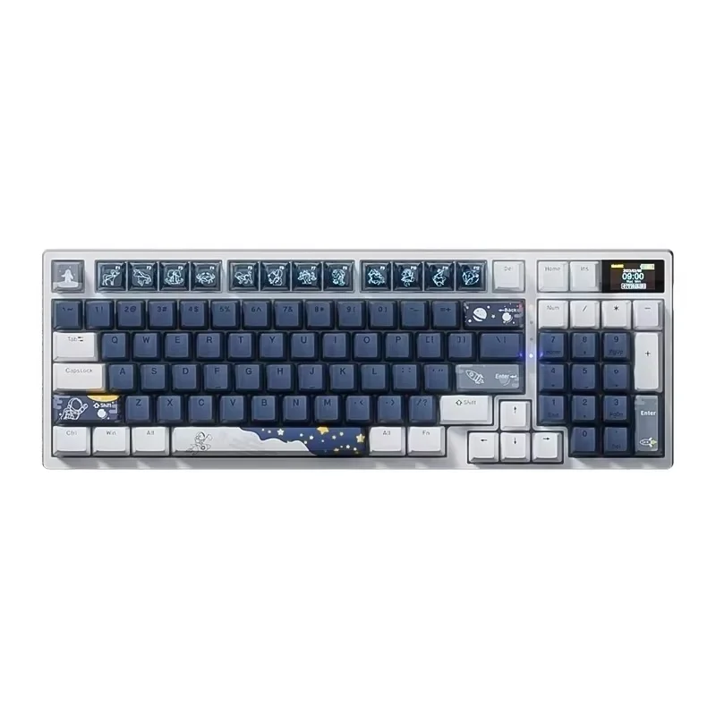 Bk98 Wireless Mechanical Keyboard 96 Key Full Key Hot Swap Three Connection Mode Rgb Backlight Effect Home E-Sports Office Games