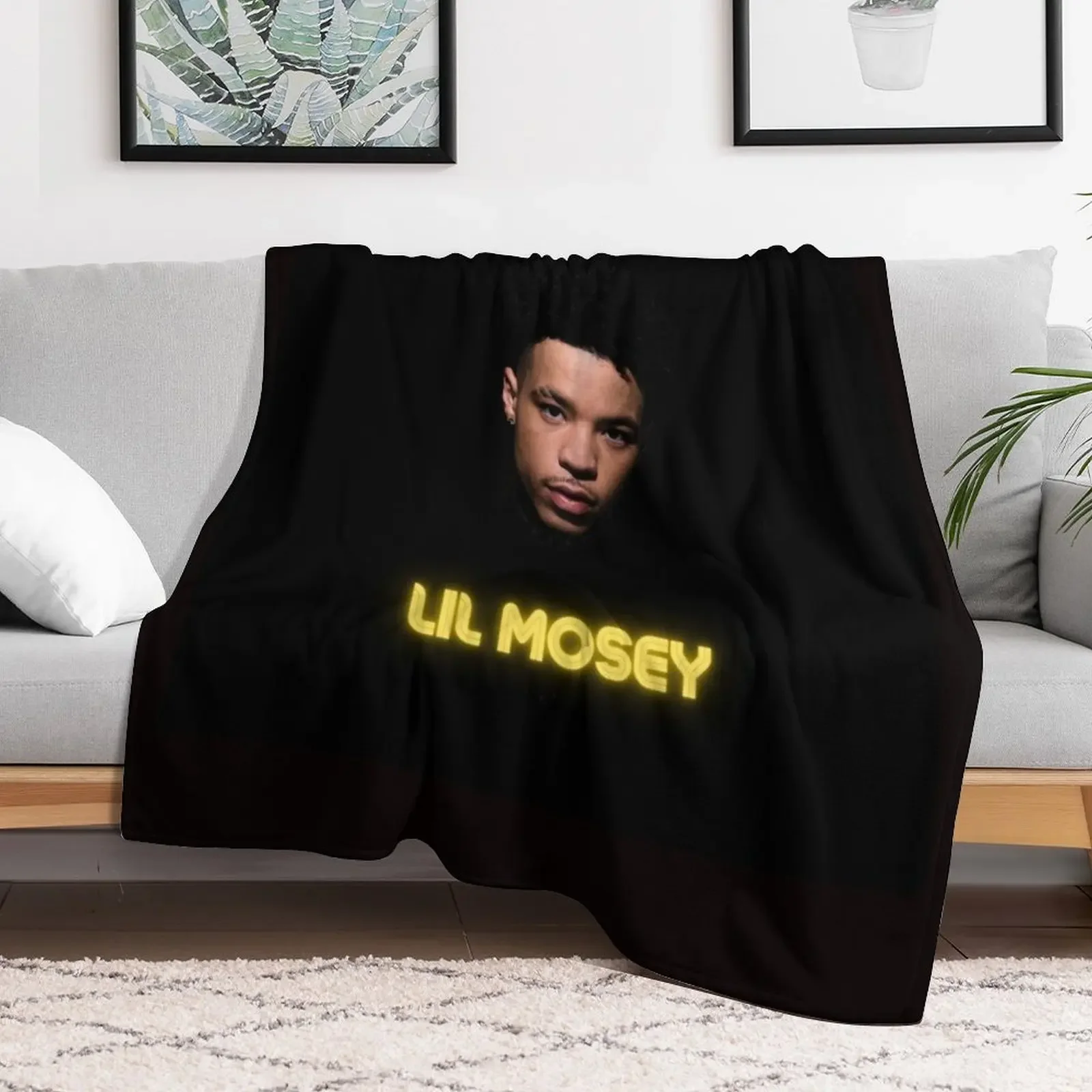 New Lil Mosey Photo Design Throw Blanket for winter blankets ands Decorative Sofas Blankets