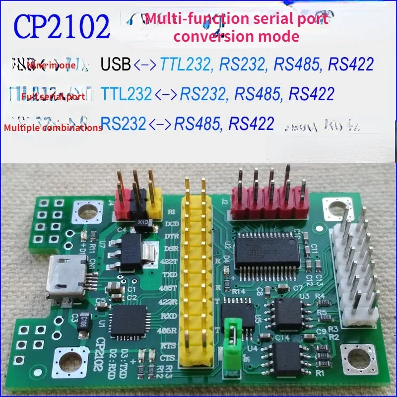 CP2102 Module USB to Serial Port TTL232 RS232 RS485 RS422