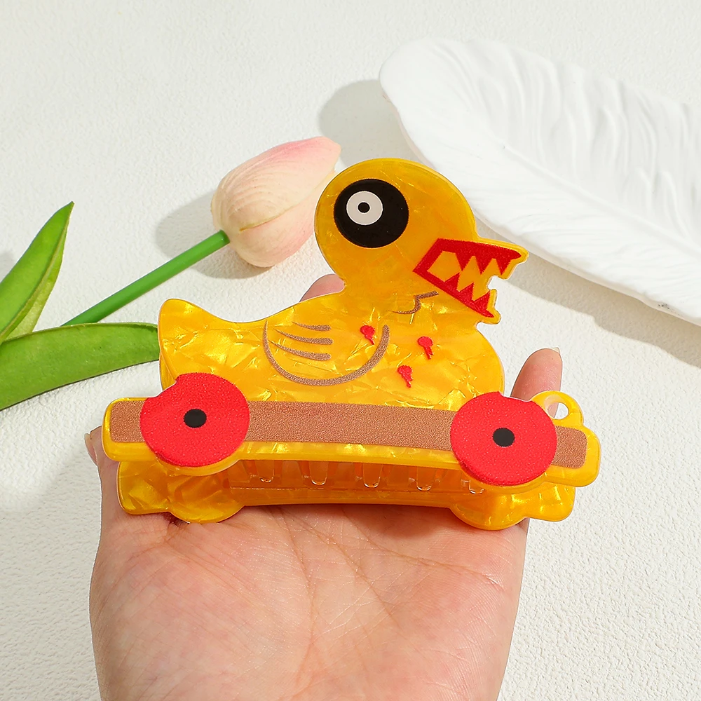 Коготь для волос с персонажем мультфильма «Кошмар перед Рождеством» Диснея, многофункциональный аксессуар для волос, коготь для волос