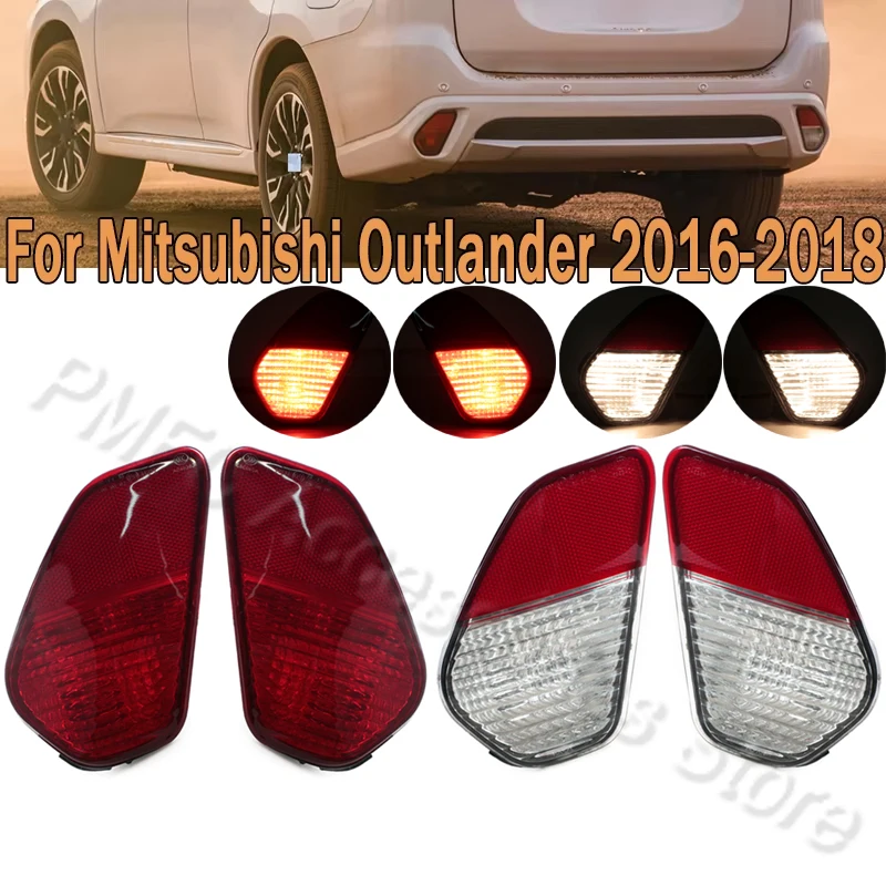 

Brake Light Rear Bumper Fog Light Reflector Lamp Taillight Stop Lamp For Mitsubishi Outlander 2016 2017 2018 8337A137 8337A136