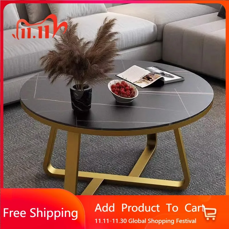

Round Simple Coffee Table Organizer Designer Minimalist Standing Coffee Table Writing Books Mesas Bajas Living Room Furniture