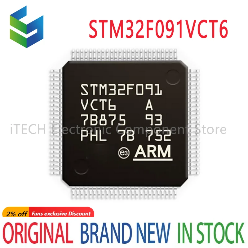 STM32F091VCT6, Original, Authentique, Puce Unique, Nouveau, Spot, 100%