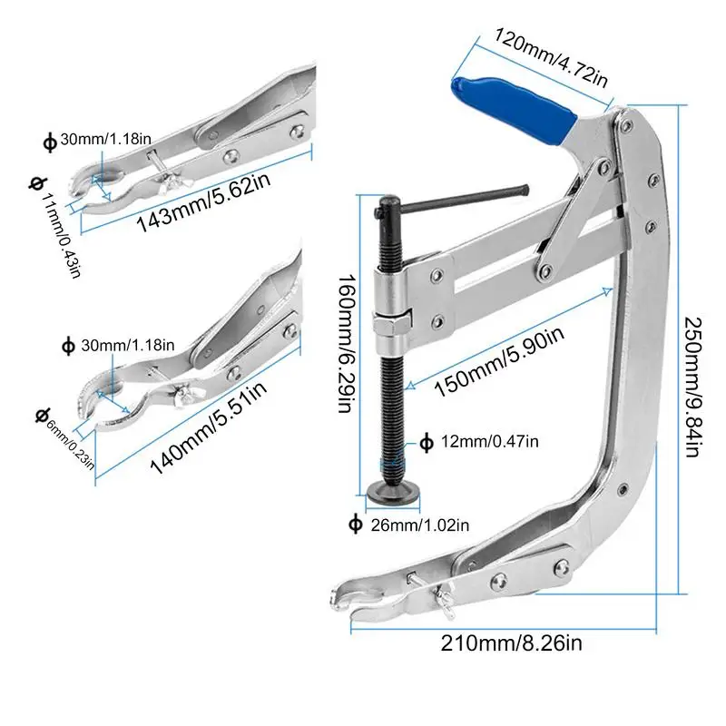 Car Engine Spring Overhead Valve Spring Compressor Auto Engine Removal Repair Install Tool For Removing Valve Springs Spring Ret