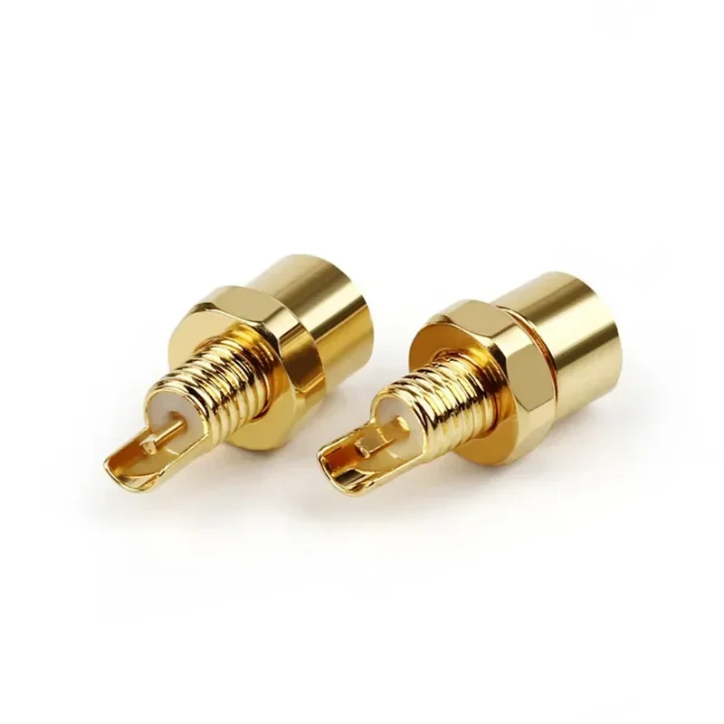 10pcs MMCX Connector Female Earphone PCB Mount Pin For Soldering IE800 Headphone Short Long Type Beryllium Copper Wire Connector